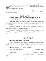 111Nghi quyet DHCD nam 2010