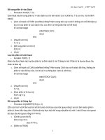 Đề cương ôn thi Cấu trúc dữ liệu và giải thuật  Cao học CNTT