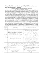 Những điểm khác nhau cơ bản trong trình bày thể thức văn bản của đảng và văn bản quản lý nhà nước 