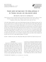 Dynamic analysis and improvement of the sinking performance of the Vietnamese tuna purse seine using numerical methods