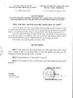 Quy định, quy chế | Hanoi University of Science, VNU Quy trinh nhan su