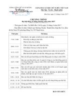 1.chuong trinh Dai hoi co dong 2017