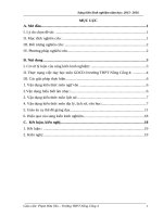 Sử dụng kiến thức liên môn để dạy bài 14 môn GDCD lớp 10 