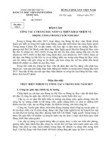 Dự thảo báo cáo sơ kết công tác Đảng 6 tháng đầu năm 2017