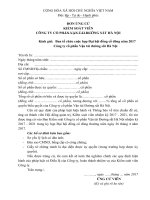 Don ung cu thanh vien BKS