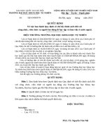 Quy dinh che do chinh sach di nuoc ngoai