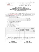 Mẫu 07- BB kiểm phiếu HN lãnh đạo mở rộng