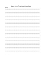 Đồ án kết cấu tính toán ôtô, tính toán thiết kế hộp số ô tô