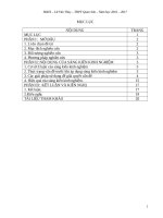 Vận dụng phương pháp dạy học tích cực vào giảng dạy môn GDCD ở trường THPT quan sơn 