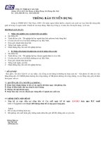 THONG BAO TUYEN DUNG 10 08 2015