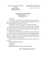 Đề cương báo cáo kiểm điểm cấp ủy