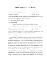 Luân văn Thạc sĩ - Thông tin | Hanoi University of Science, VNU