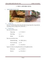 ĐỀ TÀI CÔNG TRÌNH TRÊN ĐẤT YẾU