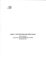 Báo cáo tài chính năm 2005 - Dien Quang