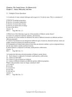 Chemistry the central science with masteringchemistry 12th edition brown test bank 