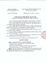 20161121 NQ HĐQT tam ung co tuc dot 1 2016