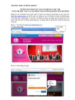 Văn bản hành chính: Hướng dẫn đăng ký tài khoản cuộc tuổi trẻ học tập và làm theo tấm gương đạo đức Hồ Chí Minh hcm