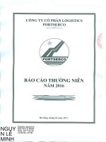 Báo cáo thường niên năm 2016