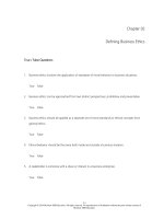 Business ethics now 4th edition andrew ghillyer test bank 