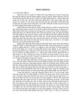 Phân tích và đề xuất một số giải pháp nhằm hoàn thiện công tác quản lí nhân lực tại Trung tâm Khuyến nông tỉnh Nghệ An