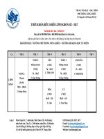 (2017) THỜI KHÓA BIỂU KHÓA HÈ 2017 – Trung Tâm Phổ Thông Năng Khiếu (Dạy – Học Thêm) TKB L8 HE 2017