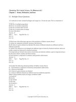 Chemistry the central science 13th edition brown test bank 