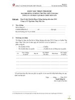 BM 03.Giay xac nhan tham du dai hoi dong co dong nam 2014