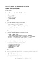 Civil liability in criminal justice 6th edition darrell ross test bank 