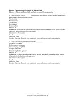 Business communication essentials 6th edition bovee test bank 