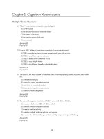 Cognitive psychology 7th edition solso test bank 