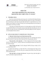 3. Bao cao hoat dong HDQT va dinh huong nam 2017