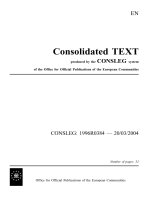 AD consolidated regulation   EU