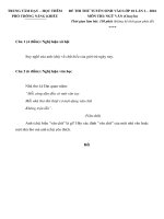 [2016] ĐỀ THI VÀ ĐÁP ÁN CÁC MÔN THI THỬ LỚP 10 PTNK ĐỢT 2 – Trung Tâm Phổ Thông Năng Khiếu (Dạy – Học Thêm) V N CHUY N