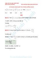 S  D NG CASIO GI I T CH PH N CH NG CASIO