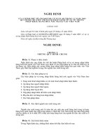 Nghị định quy định  thi hành pháp lệnh về Tự vệ trong nhập khẩu hàng hóa nước ngoài vào V iệt Nam