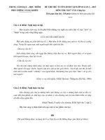 (2017) ĐỀ VÀ ĐÁP ÁN CÁC MÔN THI THỬ LẦN 2 NĂM 2017 – Trung Tâm Phổ Thông Năng Khiếu (Dạy – Học Thêm) VAN CHUYEN