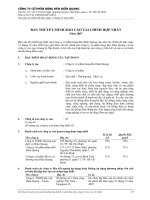 Báo cáo tài chính kiểm toán hợp nhất năm 2007 - Dien Quang 5 Thuyet minh BCTC