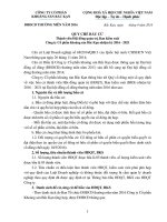 11. Quy chế bầu cử thành viên Hội đồng quản trị, Ban kiểm soát nhiệm kỳ 2016 - 2021