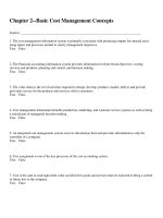 Cornerstones of cost management 2nd edition hansen test bank 