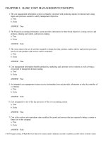 Cornerstones of cost management 3rd edition hansen test bank 