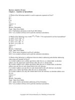 Business analytics 1st edition evans test bank 