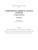 Comparative criminal justice systems a topical approach 6th edition reichel test bank 