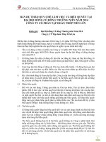 BM 07.Du thao Quy che lam viec cua dai hoi nam 2014