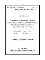 Nghiên cứu tính an toàn, tác dụng chống viêm, giảm đau của cao xoa bách xà trên thực nghiệm và lâm sàng bệnh viêm khớp dạng thấp giai đoạn i, II 