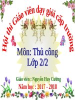 Bài 5. Gấp thuyền phẳng đáy có mui