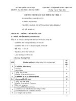 Khung chương trình đào tạo sau đại học | Hanoi University of Science, VNU File 02 KCT CST