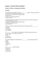 Community policing a contemporary perspective 6th edition kappeler test bank 