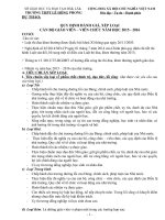 Văn bản hành chính: Dự thảo quy định đánh giá xếp loại CB.GV, NV năm học 2015 - 2016 dt