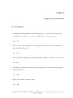 College english and business communication 10th edition camp test bank 