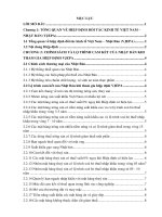 Tiểu luận: Chính sách và lộ trình cam kết của Việt Nam  Nhật Bản VJEPA